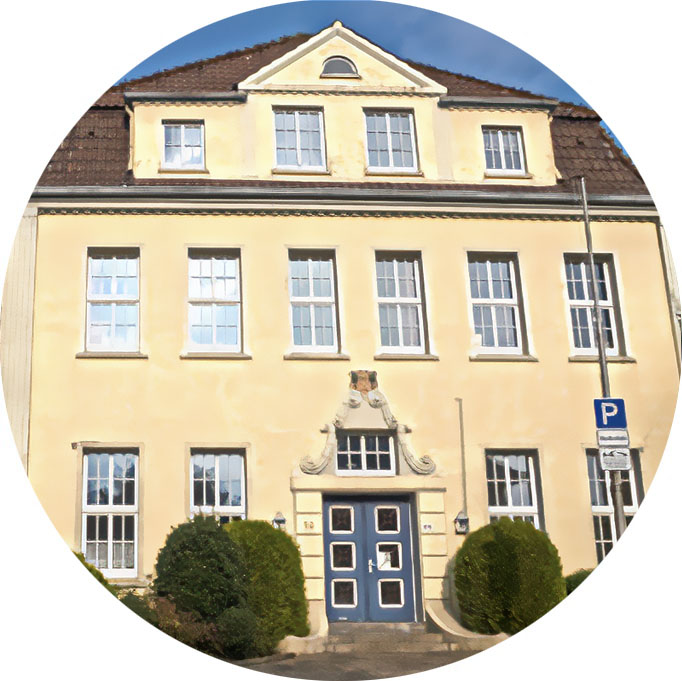 Außenaufnahme des Musikschulgebäudes in Aurich