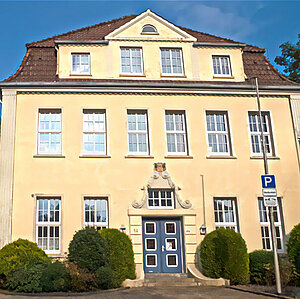 Außenaufnahme des Musikschulgebäudes in Aurich
