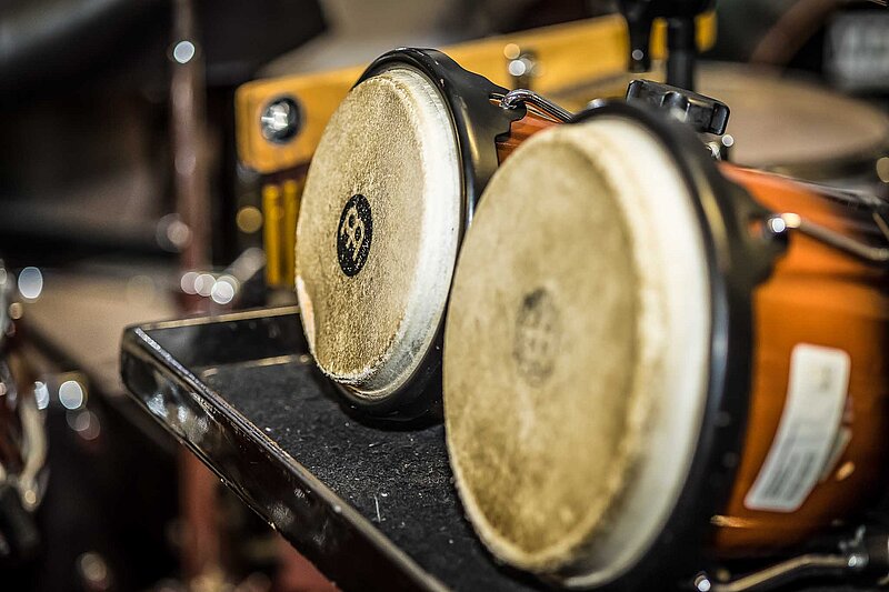 Ein Paar Bongo-Drums